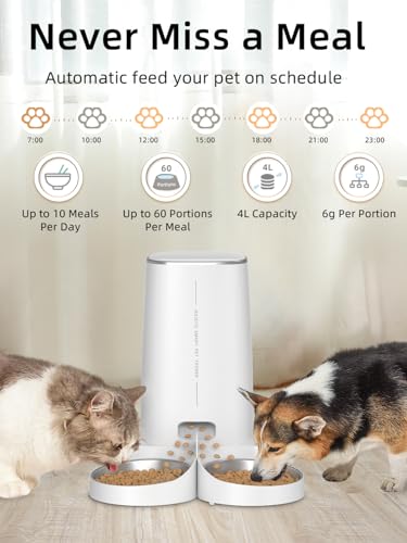 ROJECO Automatic Cat Feeder